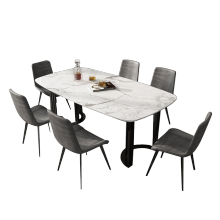 Table à manger en marbre moderne Meubles de salle à manger